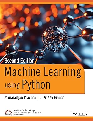 Machine Learning Using Python cover